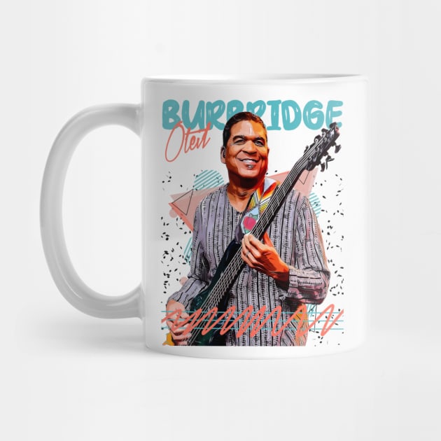 Retro Oteil Burbridge Fan Art Design by Nandin Putri